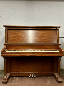 1960 Heintzman Upright Piano Model A-Scale in a Mahogany Finish.