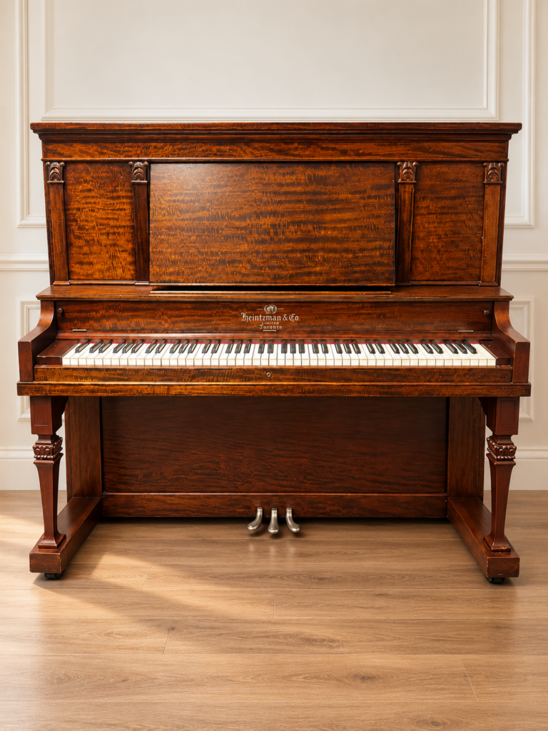 1906 Heintzman & Co. Upright Piano Model C-Scale in a Mahogany finish