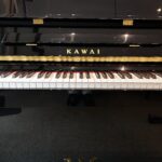 2022 Kawai Upright Model K-15E in a Polished Ebony Finish.