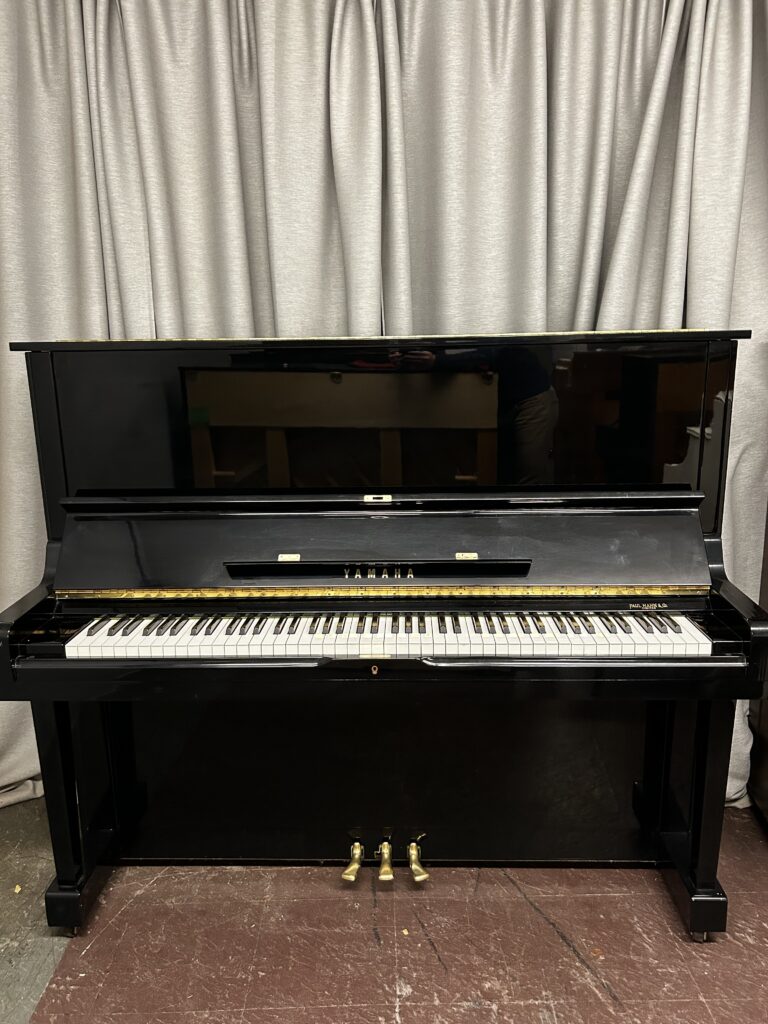 1978 Yamaha Upright Piano Model U3 in a Poly Black Finish