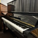1978 Yamaha Upright Piano Model U3 in a Poly Black Finish