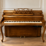 1976 Steinway Upright Piano Model Louis XV