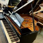 2003 Yamaha Grand Piano Model GC1 in a polished ebony finish.